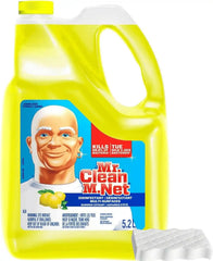 Mr. Clean Multi-Surfaces Summer Citrus Liquid Cleaner, 176 Fl Oz | with Magic Eraser