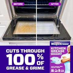 Mr. Clean Magic Eraser Foaming Sponge, Kitchen Grease Eraser, Dawn Cleaning Power, Oven Cleaner, Clean Scent, 6ct