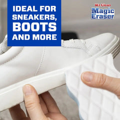 Mr. Clean Magic Eraser Sponge, All Purpose Cleaner, Cleaning Scrubber, Wall Cleaner, Sneaker Cleaner, Kitchen, Bathroom, Shower Cleaning Supplies, Cleaning Pads, Extra Durable, 10ct